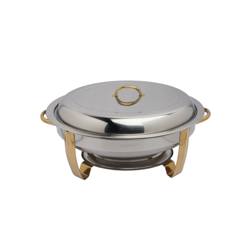 سكوالو قدر تسخين بيضوي من الستانلس ستيل الأنيق بتص...