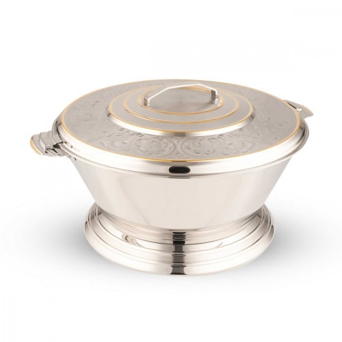 حافظة طعام مصنوعة من الستانلس ستيل - زهرة بلون ذهب...