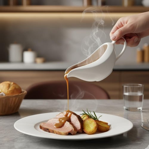 سكوالو - زبدية صوص بصحن (بورسلان) أنيق مع صحن لون...