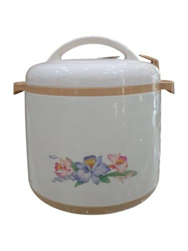 حافظة طعام غولدن فاير دائرية وردة لون بيج - سعة (...