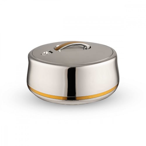 حافظة طعام غولدن فاير كروم لون فضي وبلون ذهبي - سع...