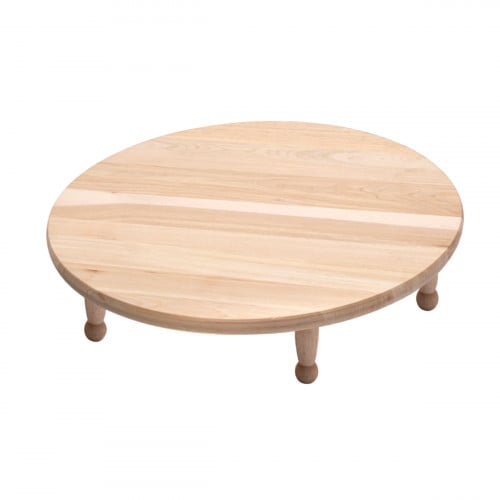 سكوالو طاولة خشبية دائرية لتقطيع اللحوم والفاكهة د...