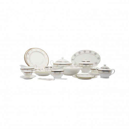 طقم سفرة ( 143 قطعة ) صيني J12277GS