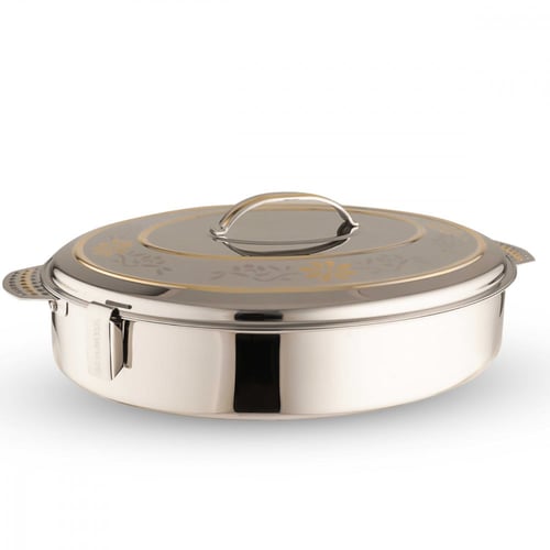 حافظة طعام ستيل مذهب شامس (12.50 لتر )