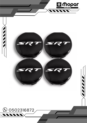 غطا جنوط بشعار SRT اسود