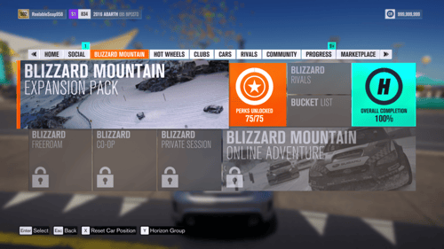 عرض حساب فورزا هورايزن 4 و 3 مهكر بحساب واحد للاكس...