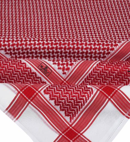 شماغ العجلان الذهبي احمر 1