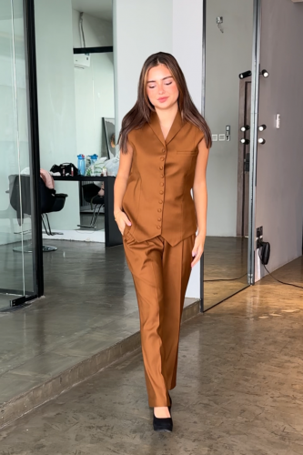 بدلة بني كموني LA55