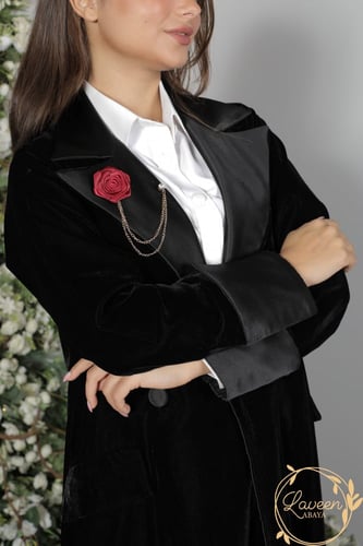 عباية شتوية مخمل LA56