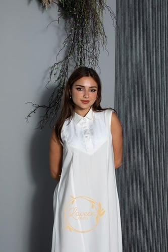 فستان داخلي ابيض LA93