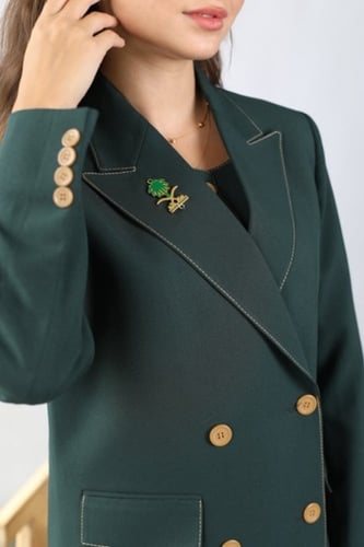 عباية بليزر باللون العشبي LA41