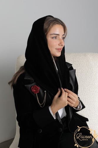 عباية شتوية مخمل LA56