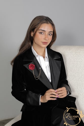 عباية شتوية مخمل LA56