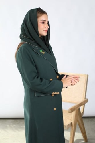 عباية بليزر باللون العشبي LA41