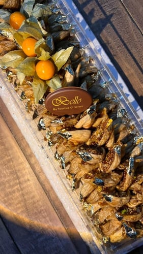 تين مجفف بالمكسرات - صحن كبير