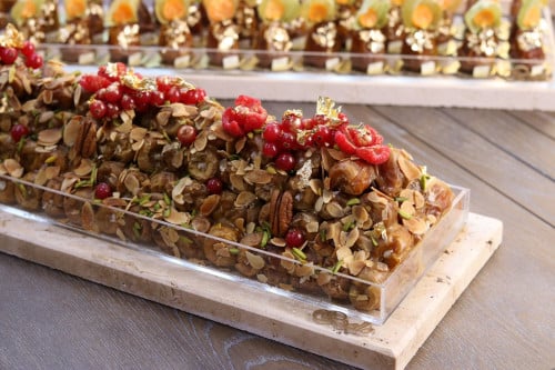 صينية رخام بصندوق اكريلك