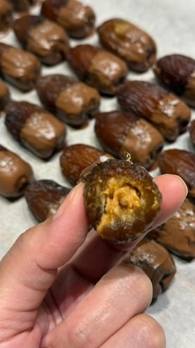 تعبئة صينية تمر مجدول فاخر