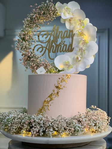 الكيكه المضيئة