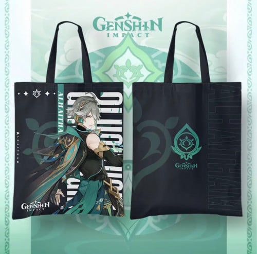 Alhaitham genshin impact totebag
