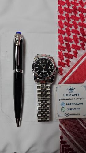 طقم ساعة رولكس وقلم كارتير