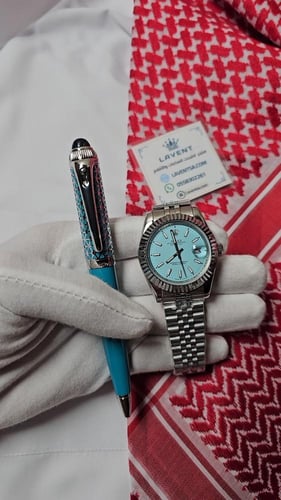 طقم ساعة رولكس وقلم كارتير