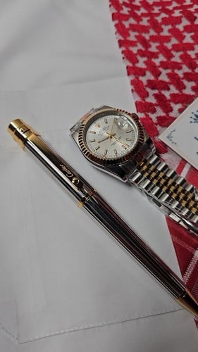طقم ساعة رولكس وقلم كارتير