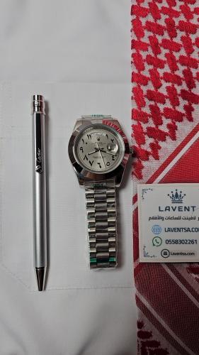 طقم ساعة رولكس وقلم كارتير