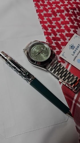 طقم ساعة رولكس وقلم كارتير