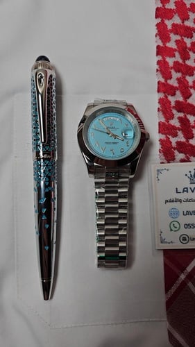 طقم ساعة رولكس وقلم كارتير