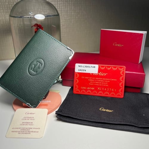 محفظة كارتير بطايق أخضر
