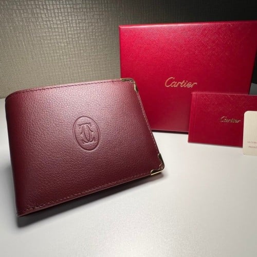 محفظة كارتير كبير برغندي