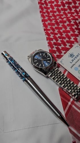 طقم ساعة رولكس وقلم كارتير