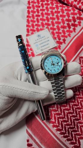 طقم ساعة رولكس وقلم كارتير