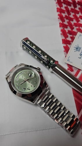 طقم ساعة رولكس وقلم كارتير