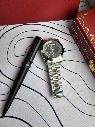 طقم ساعة رولكس وقلم كارتير