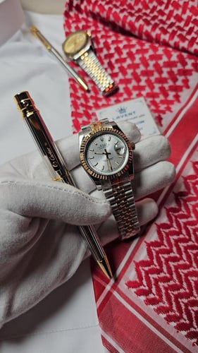 طقم ساعة رولكس وقلم كارتير