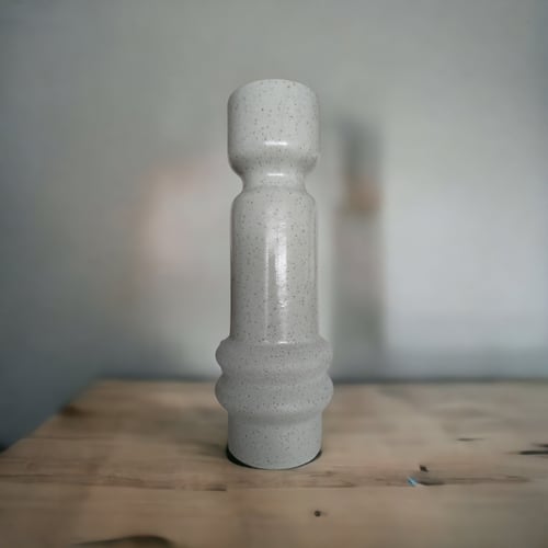 شمعدان سراميك بلون اخضر فاتح