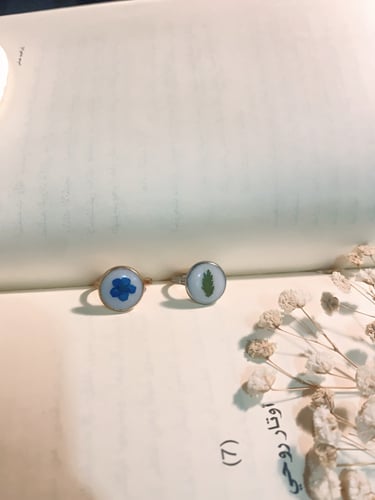 خاتم ريزن ورد طبيعي