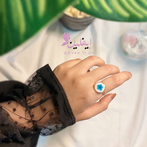 خاتم ريزن ورد طبيعي