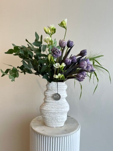 فازة توليب دبل مع فريزيا