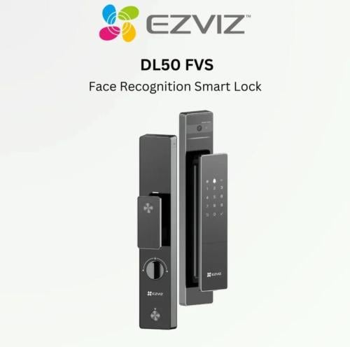 قفل باب الكتروني من ezviz موديل DL50 ببصمة الاصبع،...