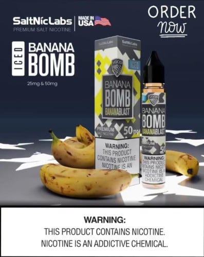نكهة فيقود موز سولت - VGOD - Iced Banana Bomb Salt...
