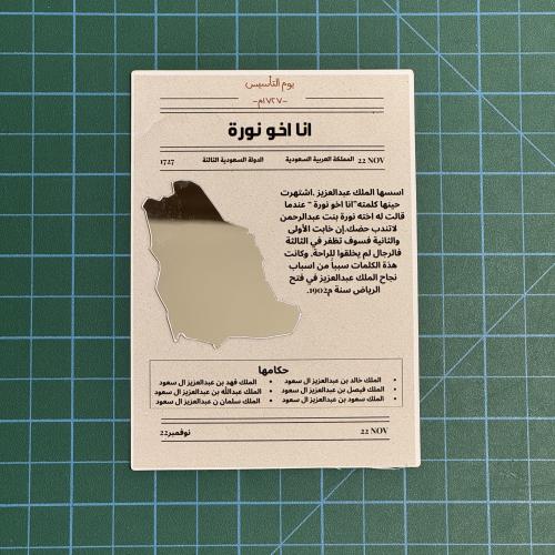 ملصق الخريطة ثيم انا اخو نورة