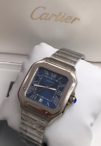 كارتير فضي مينا ازرق هاي كواليتي رجالية