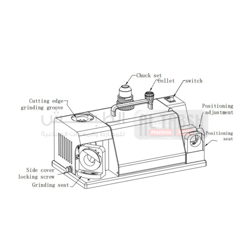 SP2612 DRILL BIT RE-SHARPENER 3-13MM مكينة تسنين ر...
