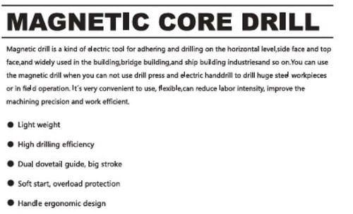 CayKen SCY-50WO Magnetic Drill Machine 220V Single...