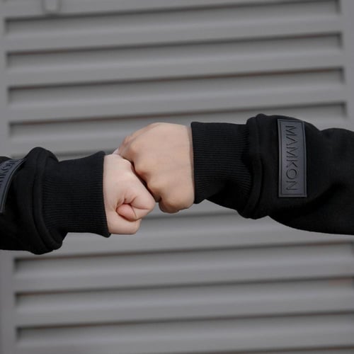 طقم هودي+بنطال mamkon للجنسين بتصميم مختلف و مبطن...