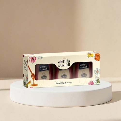 مجموعة عسل السدر الجبلي 3 عبوات 250 جرام