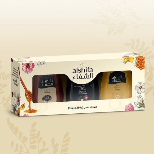 المجموعة المميزة 3 عبوات 250 جرام (عسل السدر الجبل...