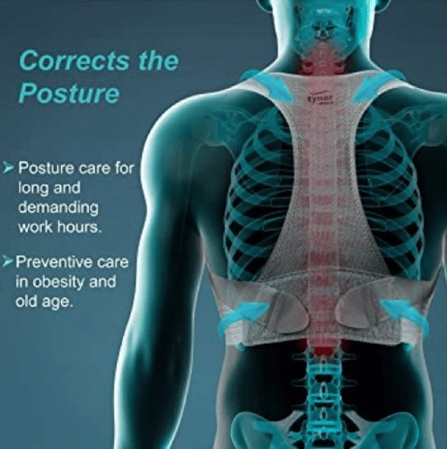 Posture Corrector-تينور حزام مصحح الوضع للظهر والك...